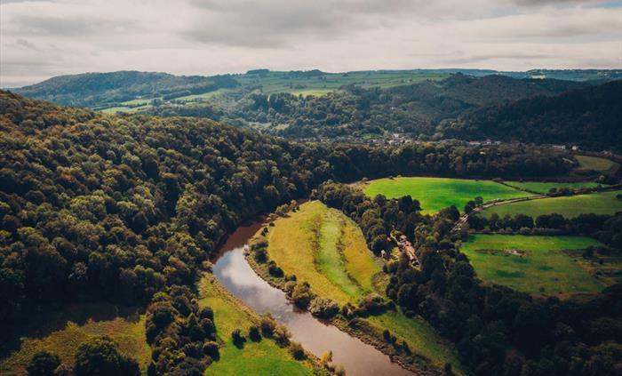 The river Wye, Monmouthshire/Gloucestershire